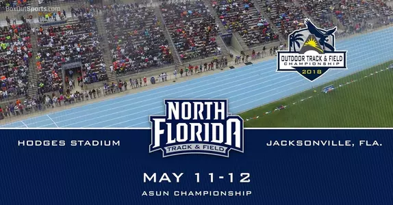 Track preview graphic for the ASUN Championship 2018 at Hodges Stadium