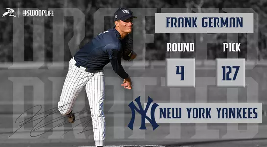 Frank German is drafted in the 4th round with the 127th pick to the New York Yankees