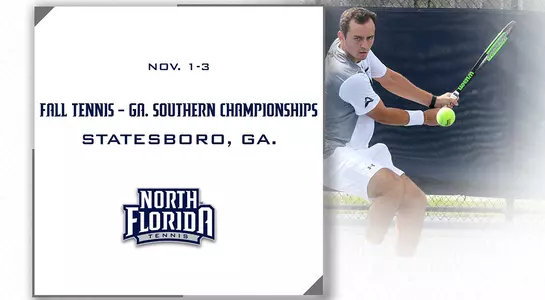 Charley Castaing ga. southern championships with a graphic and text