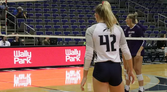 Taryn Griffey prepares to make a play