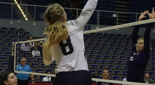 Grace Peterson goes for the attack.
