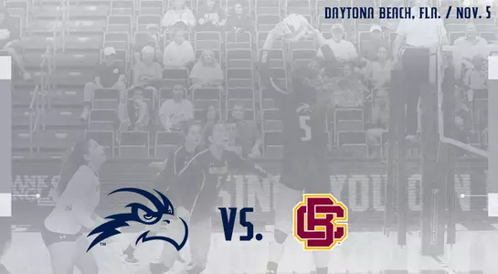 VB preview graphic with a logo for BCU and text over an action shot.