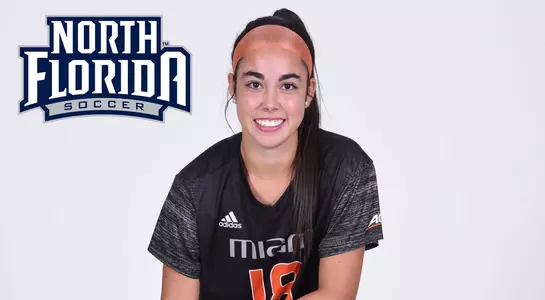 Head shot of North Florida women's soccer transfer Ariana Munoz