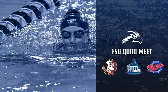 Swimming travels to Florida State to face West Florida and Florida Southern.