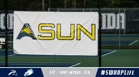 Women's tennis opens ASUN play against FGCU on March 2 at 5 p.m. in Fort Myers, Florida