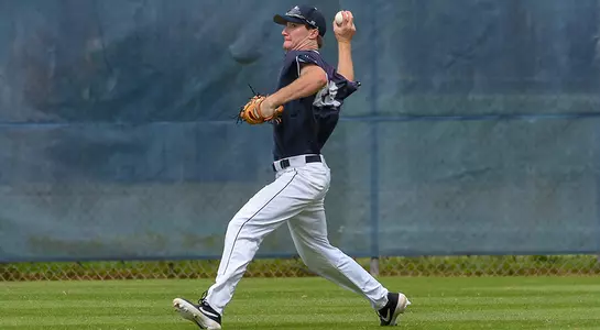Tanner Murphy throws from the outfield against Mizzou