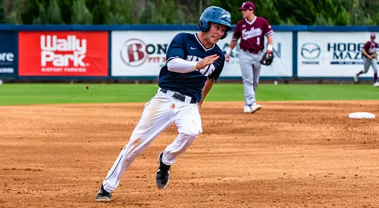 Jay Prather mid run advancing toward home