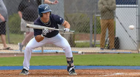 Wes Weeks gets ready to bunt