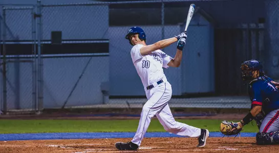 Blake Marabell swings through a pitch.