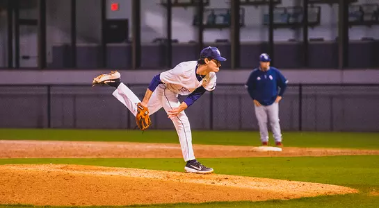 Eddie Miller delivers a pitch.