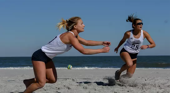 Sydni Small looks on to make a play.