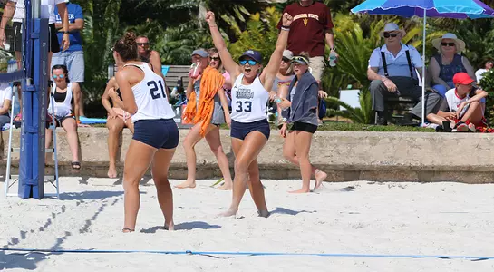 Chaney Howard celebrates a point