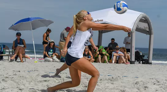 Blaire Register bumps ball toward net at UNF Invitational