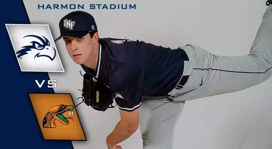 Preview graphic featuring ryan jean completing a pitch next to icons of FAMU and UNF.