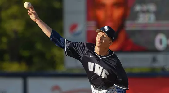 baseball player Logan Clayton from release of pitch