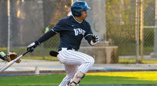 baseball player Abraham Sequera batting finished swing