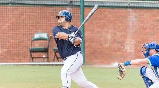 Hitter David Maberry follows through on a swing.