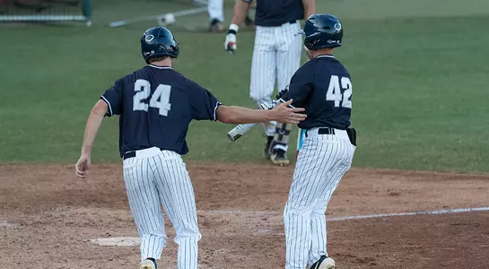 Photo of Prather and Murphy celebrating.