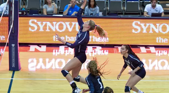 Taryn goes up for the kill