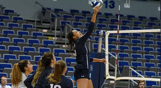 Gabby goes for the point