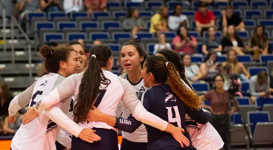 The Ospreys coming together after a point