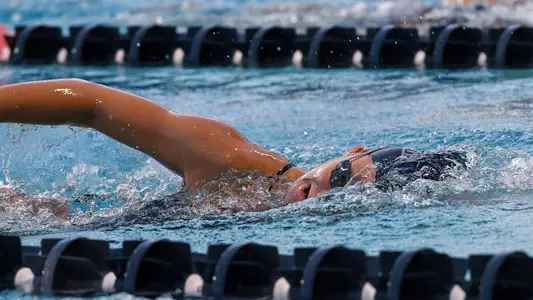 Ashley Cozad swims the freestyle.