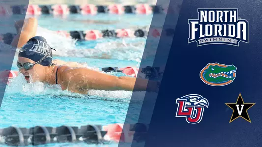 Swimming travels to the University of Florida to face Liberty and Vanderbilt as well.