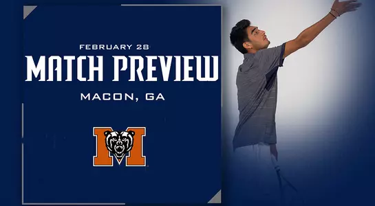 Jorge Nunez in the match preview against Mercer University in Macon, GA.