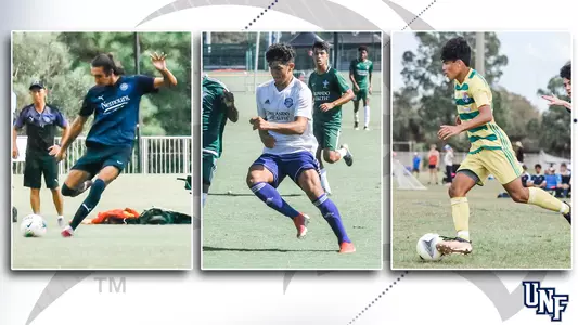 Men's soccer adds three during the early period and thisis their three pictures