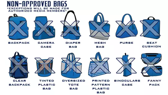 Clear Pag Policy: Non-Approved Bags