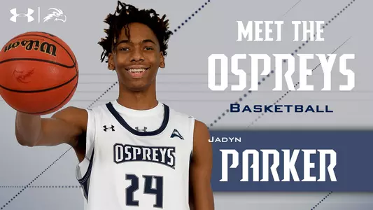 Meet the Osprey graphic with head shot of Jadyn Parker with with text on gray background