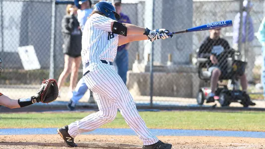 Tanner Clark swings at a pitch.