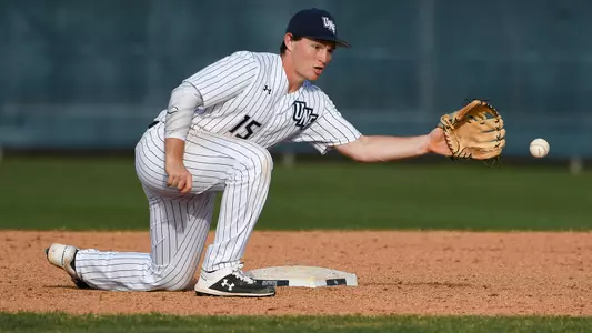 Grant Grodi catches ball