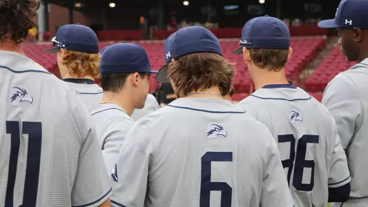 UNF baseball team gathering