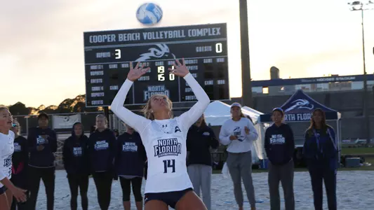 Carleigh Semeniuk gets ready for a set