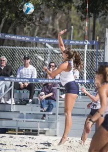 Leah Maloney hits the ball.