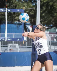 Kirby Smith digs out the ball.