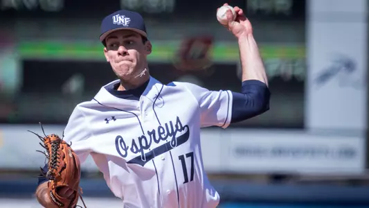 Eddie Miller throws the baseball