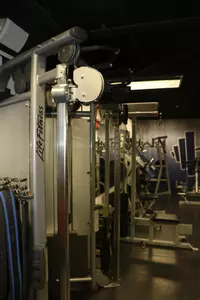 Picture of machine to lift in the strength and conditioning room