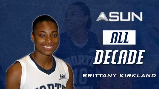 Brittany Kirkland graphic with her headshot and blue background