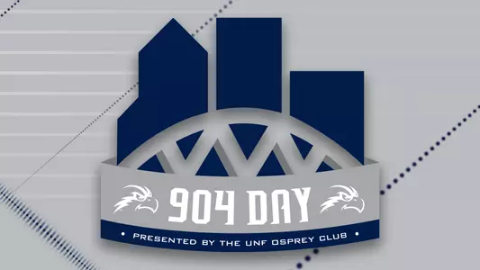 Promotional graphic featuring logo for 904 Day presented by the UNF Osprey Club