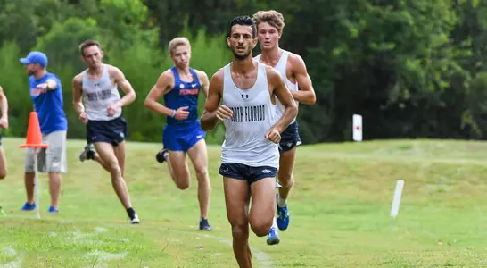 Nathan Jubran running on golf course