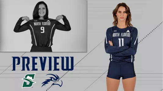 VB Preview UNF vs. Stetson Gray UNF Player Background
