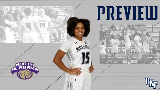 North Alabama Preview graphic featuring Tia Robinson