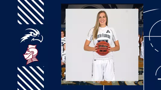 WBB Bellarmine preview graphic with Erin Jones on it