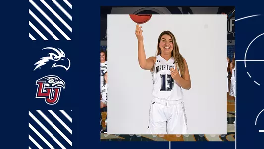 WBB Liberty preview graphic with a picture of Rhetta Moore