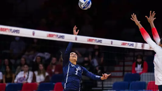 Gabby O'Connell makes an attack.