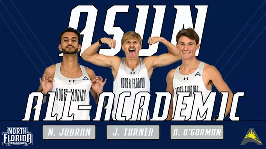 ASUN All-Academic XC with Jubran, Turner, and O'Gorman