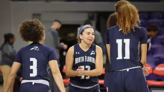 Rhetta Moore smiles during introductions.