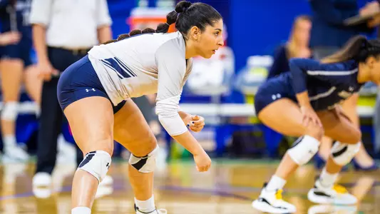 Rocio Moro looks on before a point